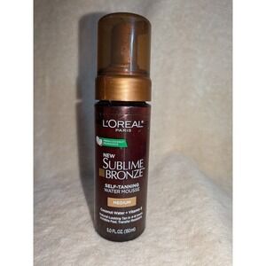 * *NEW* *Loreal Paris Sublime Bronze Medium Self-Tanning Mousse 5.fl oz Original